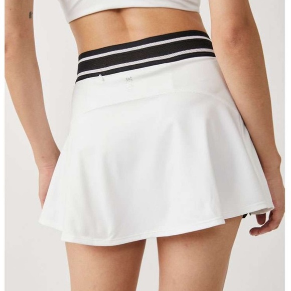 Free People Movement Round Robin Colorblock Skirt - black and white - Picture 3 of 7